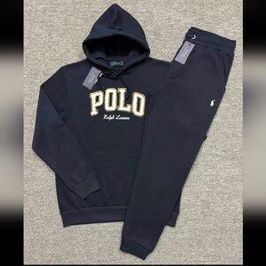 Polo Ralph Lauren Navy Hoodie and Joggers Set